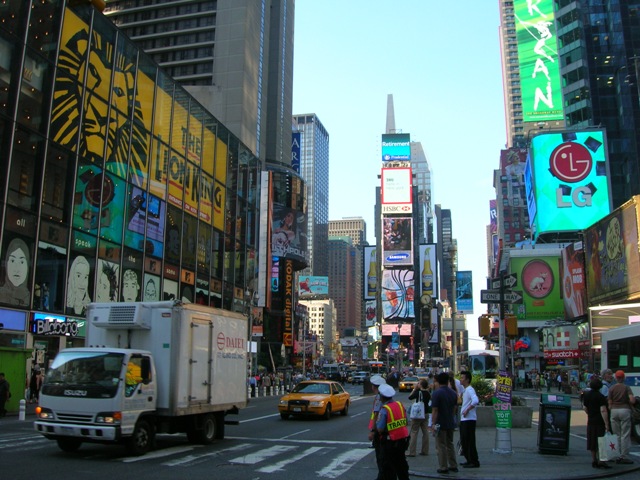 Times Square last June for a two-day visit.