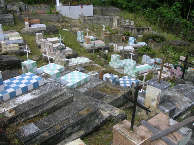 A cemetery in the German village in Venezuela.