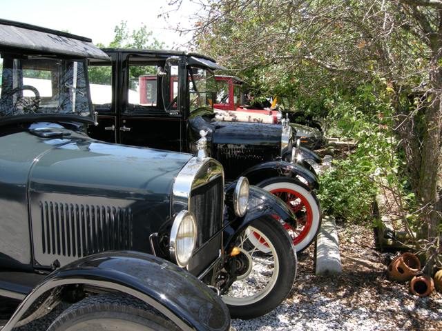 A local historic car owners club graced us with their presence one spring day.