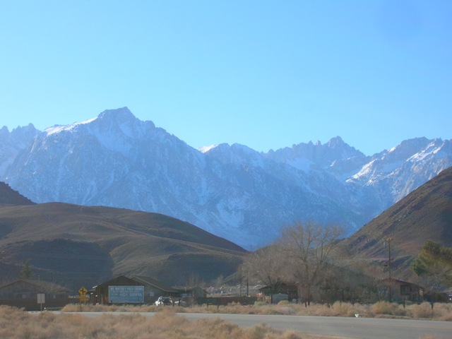 Mountains near Lone Pine, CA near where Peter and Tara now live.