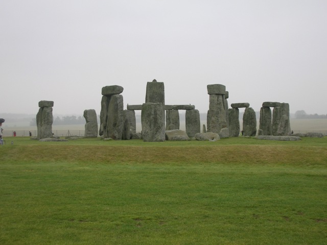 Stonehenge on a most fitting dismal day.