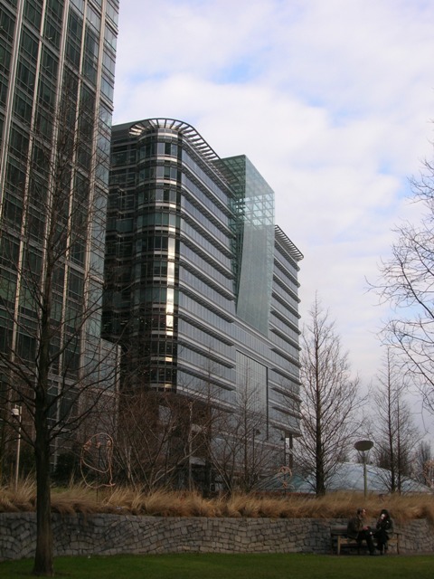 An up-close shot of the Docklands, which have literally sprouted out of the water remarkably fast.